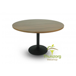 Table ronde avec pied central