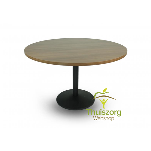 Table ronde avec pied central