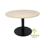 Table ronde avec pied central