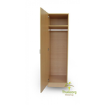 Armoire colonne avec 1 tablette fixe