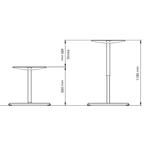 Bureau assis-debout électrique Steelforce pro