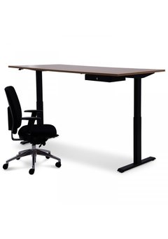 Bureau électrique haut-bas réglable en largeur 110-170 cm