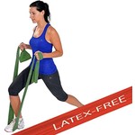 Bande élastique de thérapie - sans latex 1,5 m  (3 forces) (par 10)