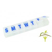 Boîte à pilules extra large pour 1 semaine, 1 compartiment / jour