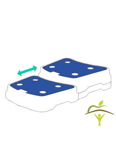 Marche de bain empilable Pile 10 cm