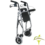 Rollator Gigo 2 pliable, en aluminium, à  4 roues