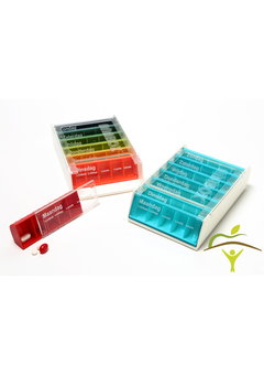 Boîte à   médicaments pour 7 jours, 5 compartiments par jour