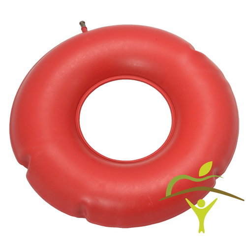 Coussin en forme de bouée gonflable - options : housse en éponge et pompe
