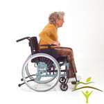 One way glide - Mettre facilement quelqu'un droit - pour chaise roulante et pour fauteuil