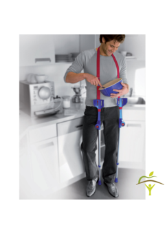 Sangle de cou pour béquilles