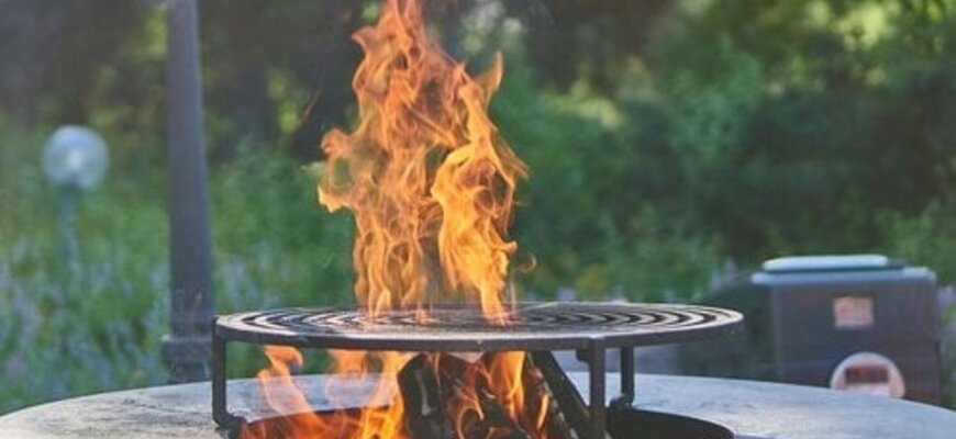 BBQ d'été avec des aides pour les personnes âgées