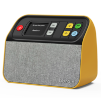 Lecteur de musique/radio numérique avec boutons dissimulables