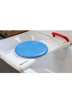 Planche de baignoire, avec disque tournant