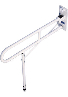 Support de WC escamotable avec pied de support