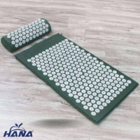 Hana© Tapis d'acupuncture avec coussin - pour un soulagement efficace de la douleur
