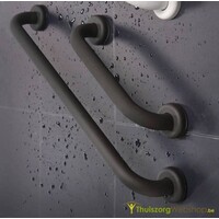 Barre murale acier avec revêtement antidérapant - Disponible en 4 longueurs et 2 couleurs