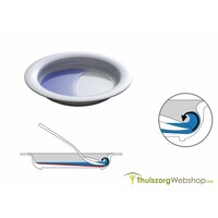 Assiette asymétrique Ornamin Vital en mélamine - Disponible en 3 tailles et différentes couleurs