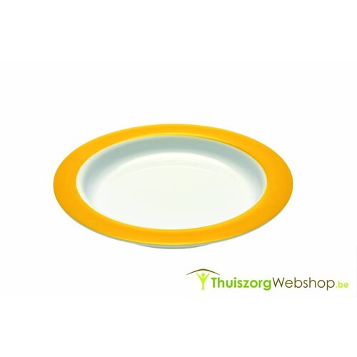 Assiette asymétrique Ornamin Vital en mélamine - Disponible en 3 tailles et différentes couleurs