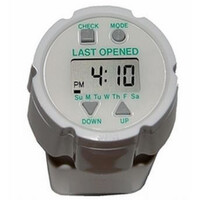 Alarme de médicament Timecap avec le dernier rapport ouvert