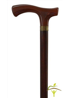 Bâton de marche Finna, hauteur fixe, poignée en plastique standard