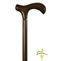 Bâton de marche Finna, hauteur fixe, poignée standard, hêtre