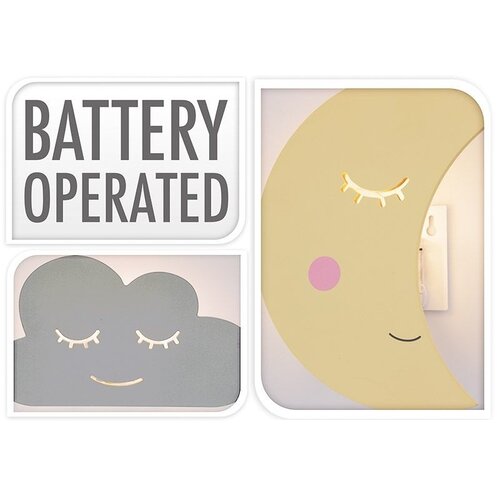 Lampe enfant lune avec télécommande