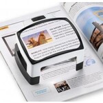 Loupe sur pied avec lumière LED pour une lecture confortable
