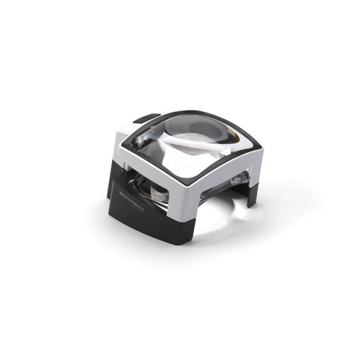 Loupe sur pied avec lumière LED pour une lecture confortable