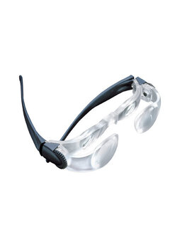 Lunettes avec loupe 2.1x