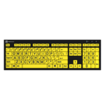 Clavier avec touches à contraste élevé