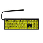 Clavier avec touches à contraste élevé