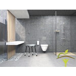 Let's Shower noir - Tabouret de douche compact qui s'adapte partout