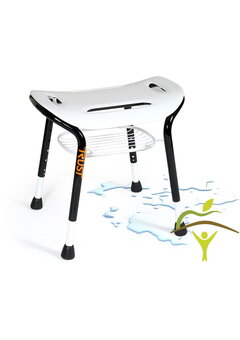 Let's Sing Tabouret de douche avec panier