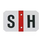 Plaque d'immatriculation malvoyant/malentendant