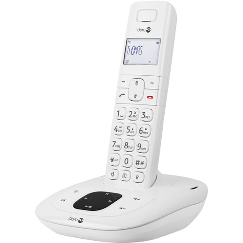 Téléphone sans fil avec panneau de commande et répondeur