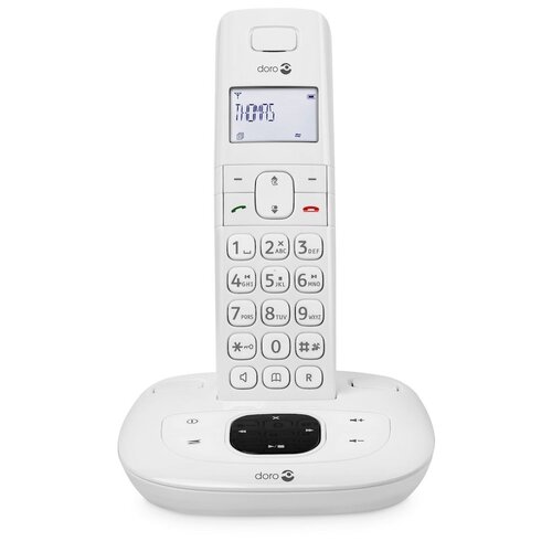 Téléphone sans fil avec panneau de commande et répondeur