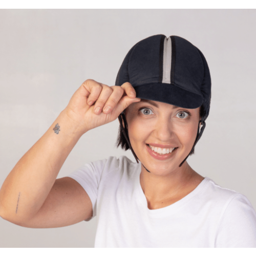 Bonnet côtelé - Hardy Platin/Bleu Marine