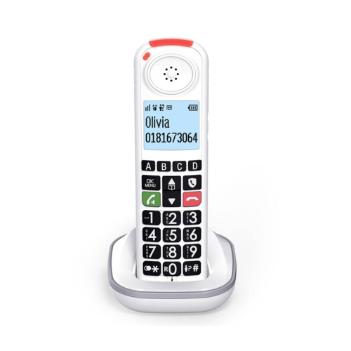 Téléphone fixe avec 4 touches photo