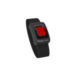 Téléphone combiné avec bande d'alarme