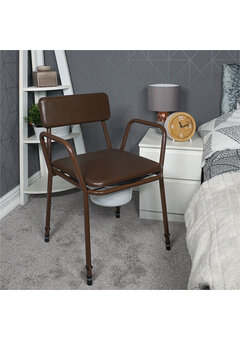 Chaise d'aisance réglable en hauteur