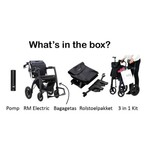 Rollz Motion Electric - Combo déambulateur et fauteuil roulant électrique