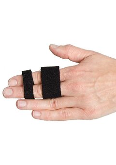 Attelle de doigt Buddy Loops - 13 mm - noir (par 5)