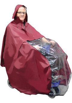 Poncho de pluie complet pour scooter ou fauteuil roulant