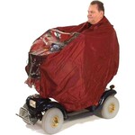 Poncho de pluie complet pour scooter ou fauteuil roulant