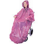 Poncho pour fauteuil roulant avec manches