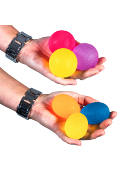 Ballons d'exercice pour exercices des mains, lot de 3