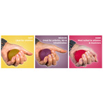 Balles anti-stress pour exercices des mains, lot de 3