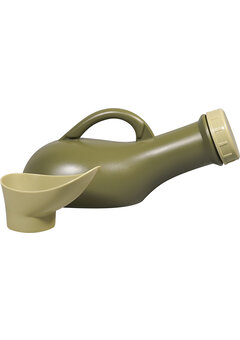 Urinoir unisexe avec couvercle à vis