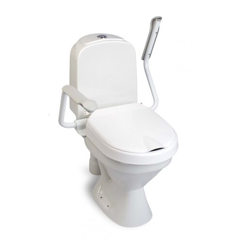 Surélévation de toilettes Hi-Loo fixe avec accoudoir