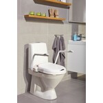 Surélévation de toilettes Hi-Loo fixe avec accoudoir